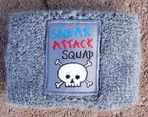 Official Sneak Attack Squad Grey Sweat Band!